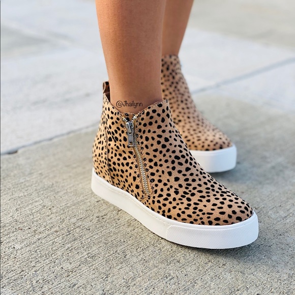 Leopard print Wedge sneaker - Picture 7 of 8